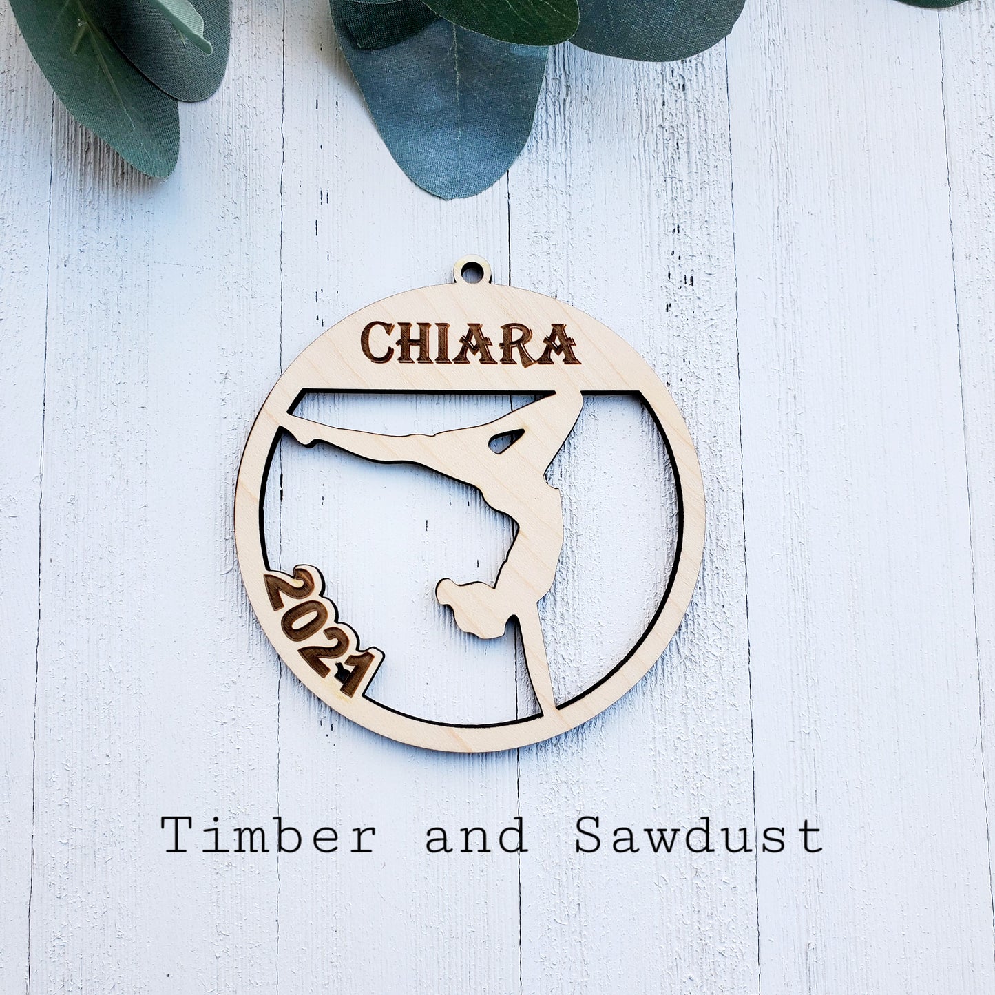 Personalized Gymnastic ornaments
